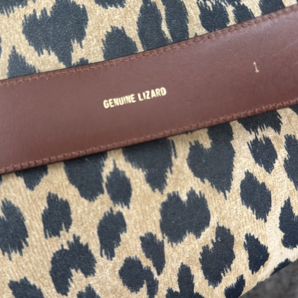 Barry Kieselstein Cord Lizard Belt Strap - Picture 3 of 4